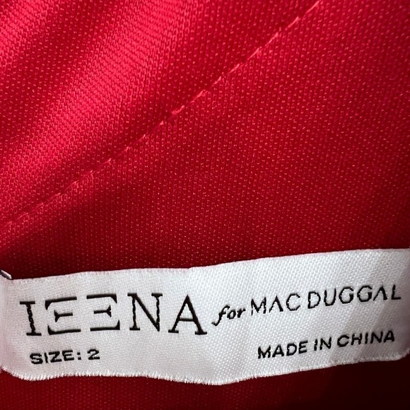 NEW $398 MAC DUGGAL 55416 SLEEVELESS HIGH SLIT GOWN #55416 Size 2 - Picture 9 of 12